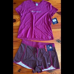 Champion Sleep Pajama Set Top & Shorts size 1X 2X NEW